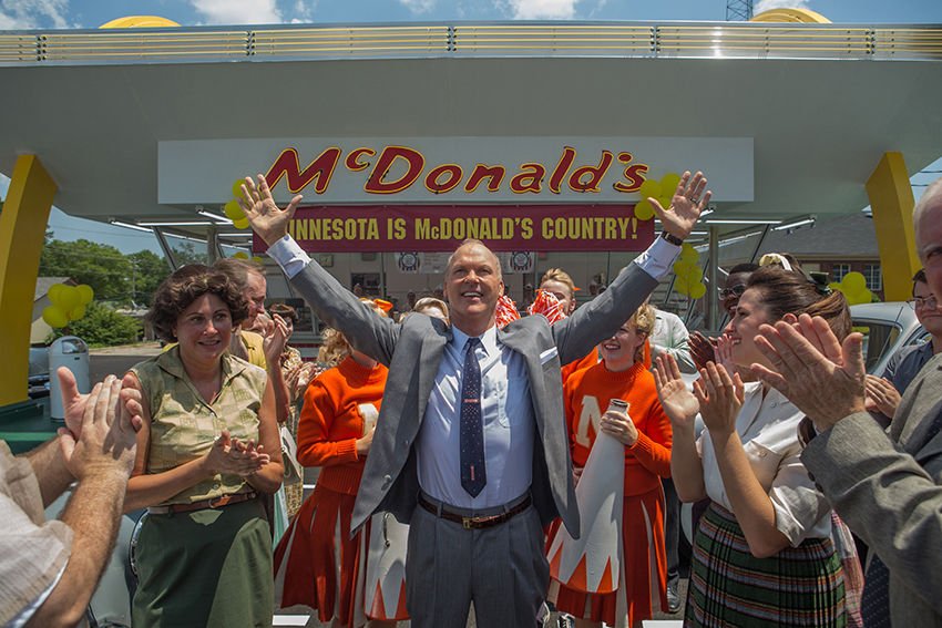 Michael Keaton stars in a scene from the movie "The Founder." The Catholic News Service classification for this film is A-III — adults. The Motion Picture Association of America rating is PG-13 — parents strongly cautioned. Some material may be inappropriate for children under 13. (CNS photo/Weinstein)