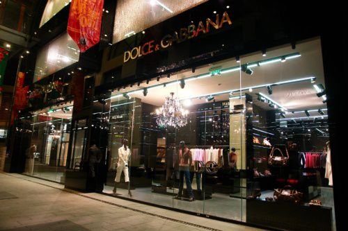 Dolce & Gabbana store front via Flickr (CC BY-NC-ND 2.0).