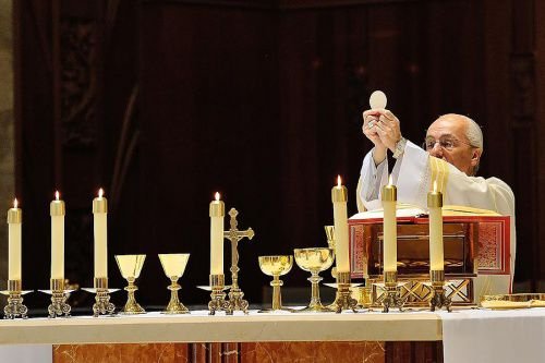Bishop David Kagan on May 20 at the Cathedral of the Holy Spirit