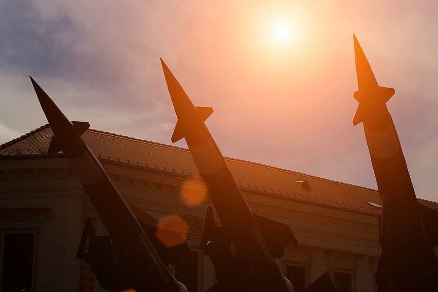 Nuclear missles. Credit: overcrew / Shutterstock.