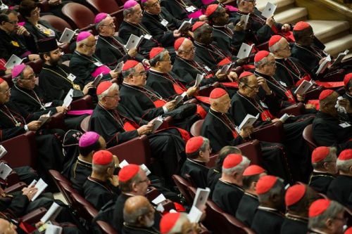 Extraordinary assembly of the Synod of Bishops on the Family. Oct. 2014. Credit: Mazur/catholicnews.org.uk.