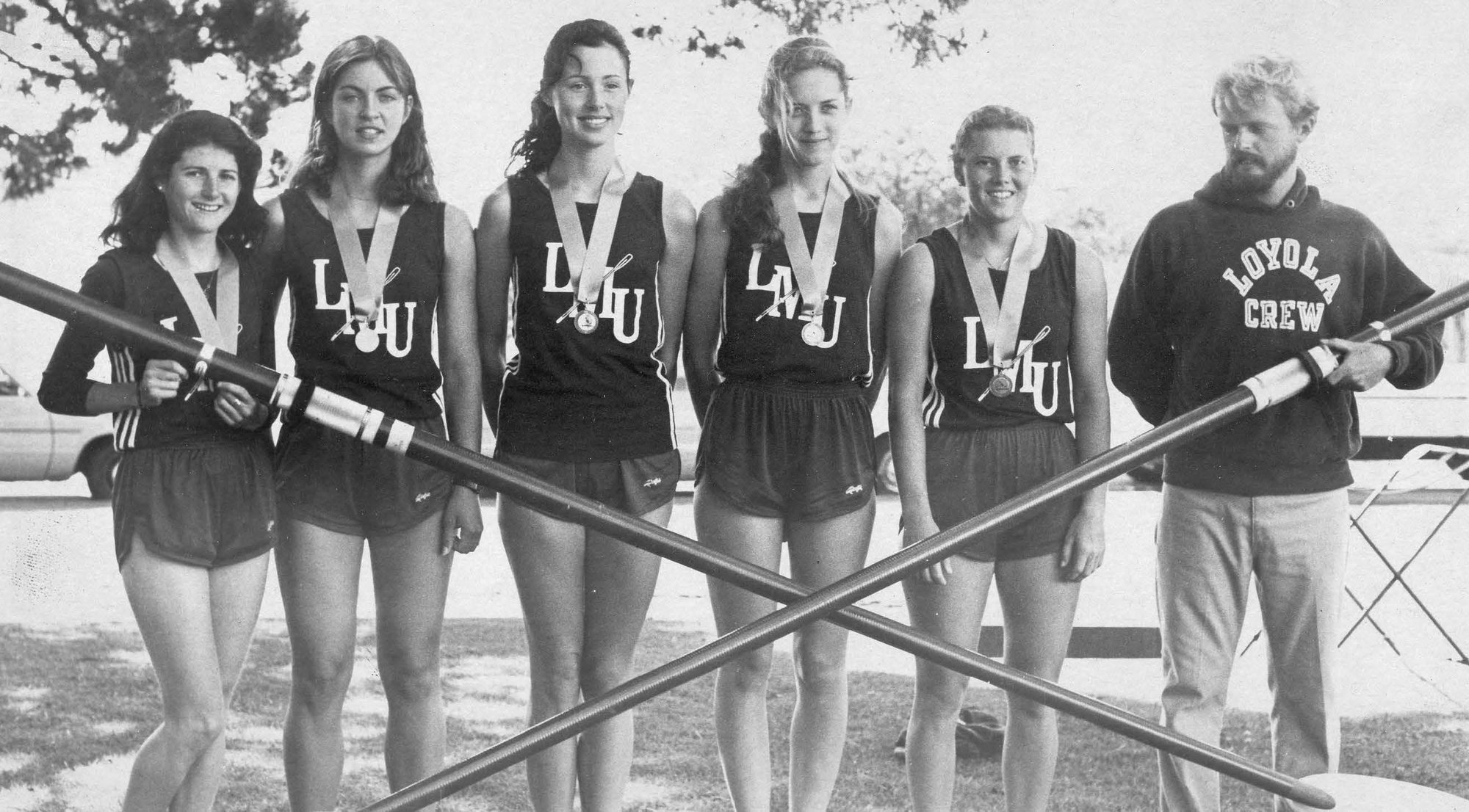 The 1981 LMU Women's Rowing Team was the first of eight teams from the university to be enshrined in the school's Athletic Hall of Fame. (PHOTO COURTESY LOYOLA MARYMOUNT UNIVERSITY)
