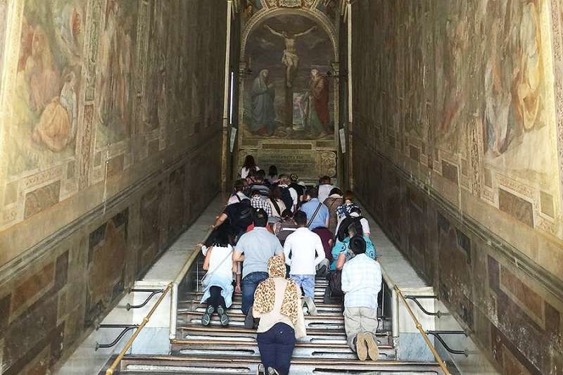 Scala Santa (Holy Stairs) in Rome. Courtesy of Mountain Butorac.