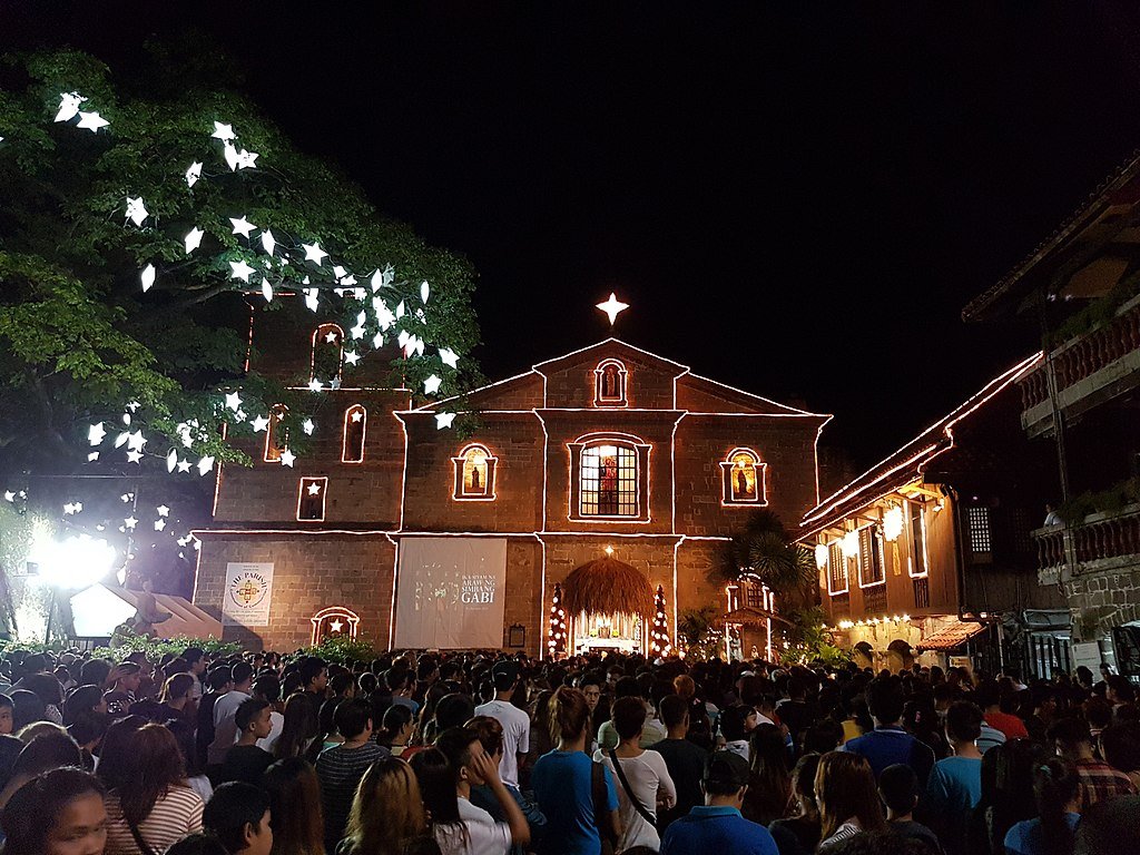 St. Joseph Church of Las Piñas City in the Philippines during Simbang Gabi. (WIKIMEDIA COMMONS)