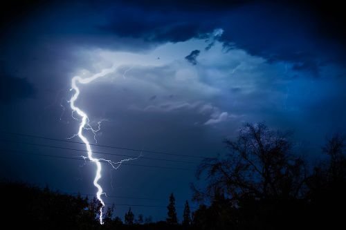 Monsoon lightning. Credit: Matt Frahm via Flickr (CC BY-NC-ND 2.0).
