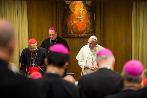 Opening Session of the Extraordinary Assembly of the Synod of Bishops at the Vatican on Oct. 6