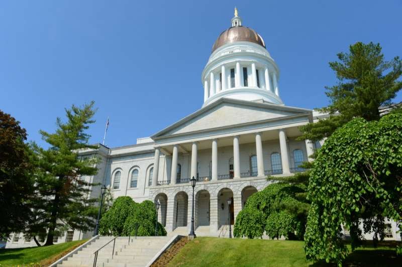 The Maine State House in Augusta. Credit: Wangkun Jia/Shutterstock.