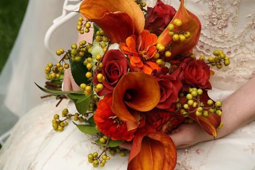 Wedding flowers. Credit: Trevor Owens via Flickr (CC BY 2.0).