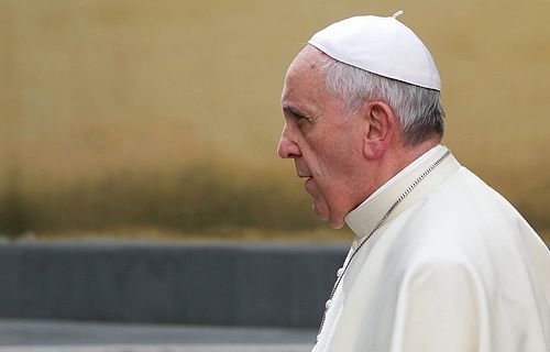 Pope Francis at the Vatican on April 3