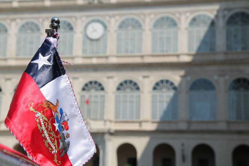 The flag of Chile. Credit: Bohumil Petrik/CNA.