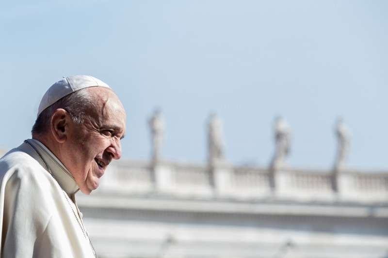 Pope Francis in St. Peter's Square April 17