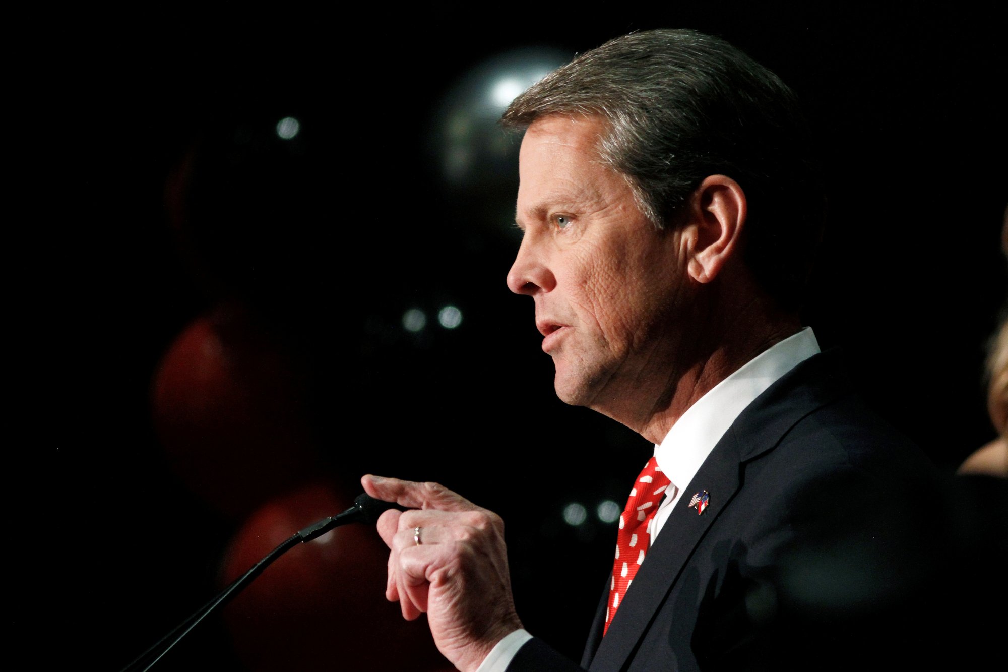 Georgia Republican Gov. Brian Kemp