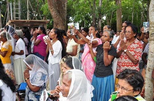 Sri Lankans attend the Aug. 31