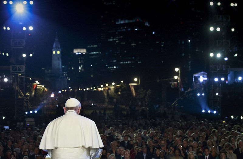 Pope speaking
