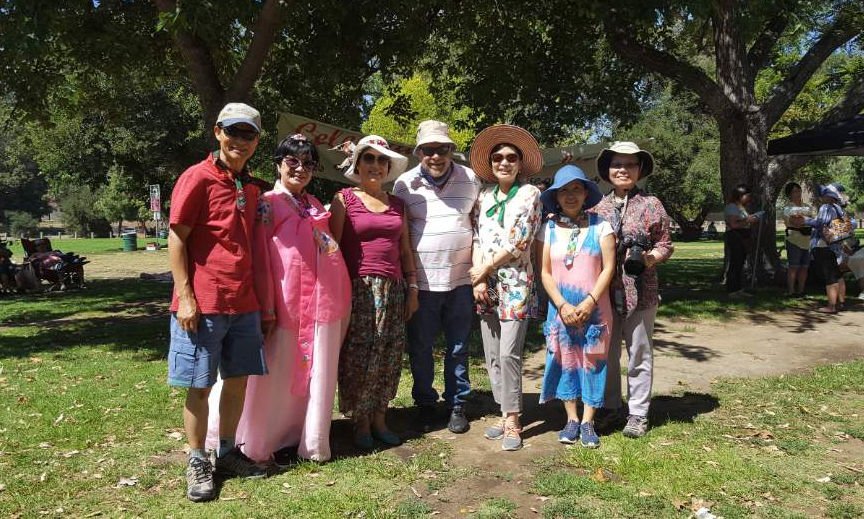 Members of the local Korean Catholic community enjoy a July 22 picnic celebrating the ethnic diversity of the Los Angeles Archdiocese. Next month
