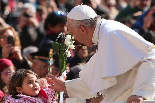 Pope Francis at the General Audience on March 18