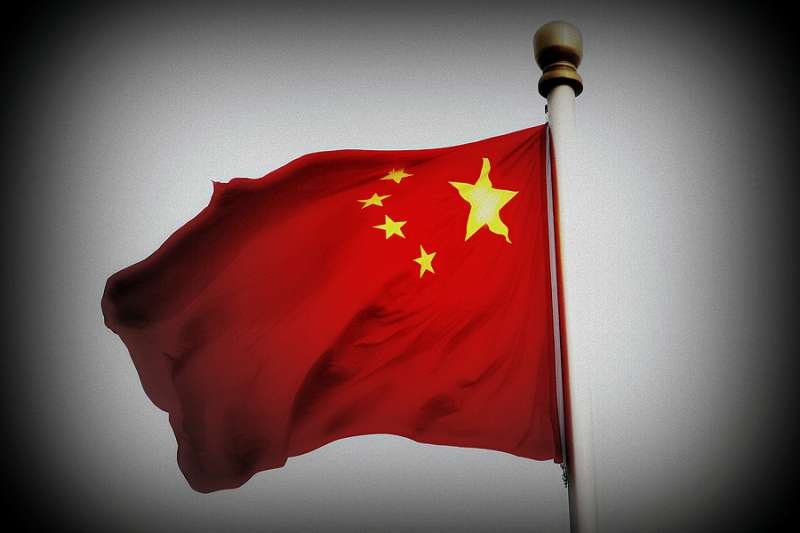 Chinese flag. Credit: Philip JaÃàgenstedt via Flickr (CC BY 2.0) filter added.