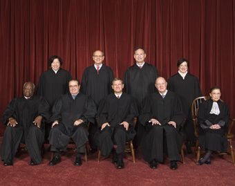 U.S. Supreme Court justices. Courtesy: Supreme Court of the United States.