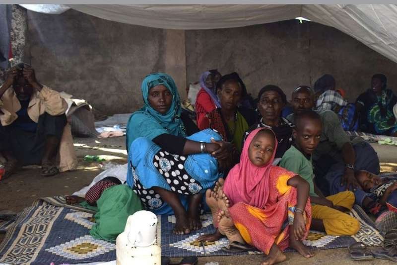 Refugees in a camp on the Kenya-Ethiopia border. Credit: Brian Ongoro / AFP / Getty Images.