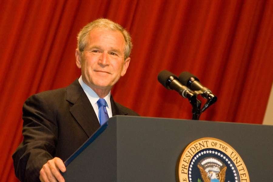 President George W. Bush in 2008 (Credit: Joseph August via Shutterstock)
