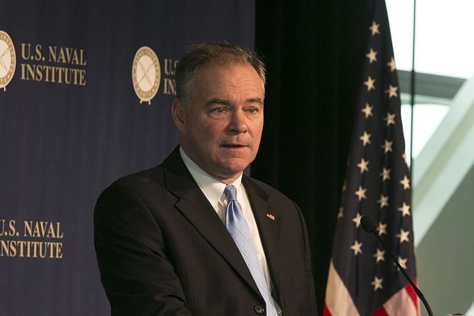 Tim Kaine. Credit: US Naval Institute via Flickr (CC BY-NC-SA 2.0).