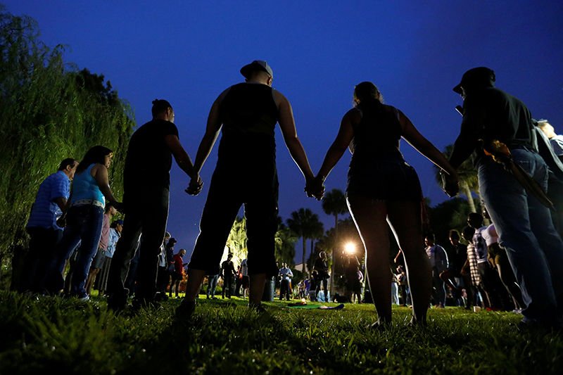 Orlando shooting vigil