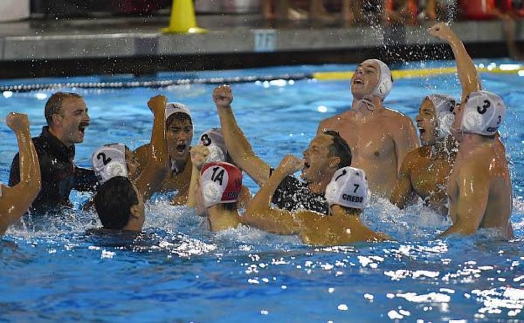 Servite's water polo team. Senior Guillermo Ocasio was named a Player of the Year. (PHOTO COURTESY SERVITE HIGH SCHOOL)