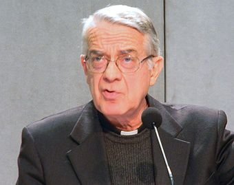 Father Federico Lombardi. Credit: CNA.