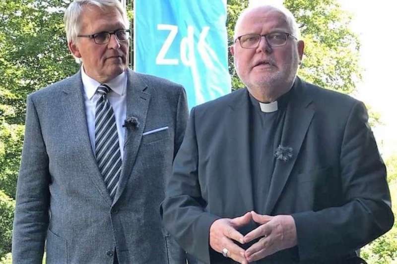 Cardinal Reinhard Marx and ZdK Chairman Thomas Sternberg on July 5