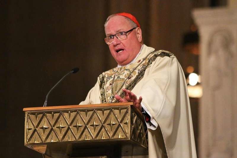 Cardinal Timothy Dolan at the Vigil for Life at the Basilica of the National Shrine of the Immaculate Conception