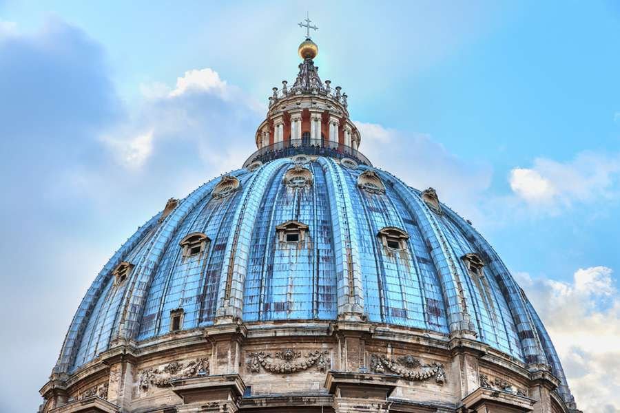 St. Peter's Basilica dome (Credit:Luxerendering/Shutterstock/CNA)