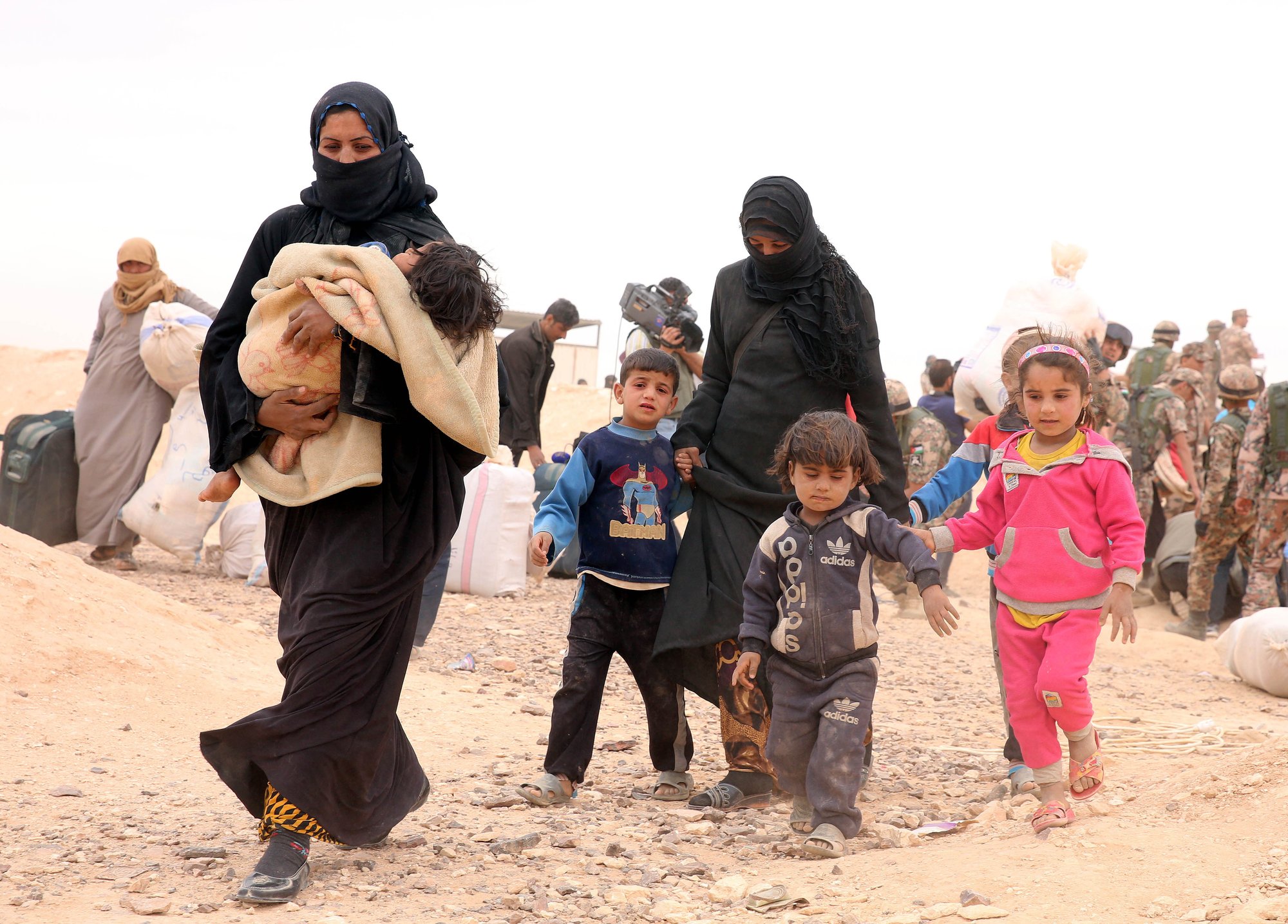 Syrian refugees in Jordan (Credit: CNS Photo/Jamal Nasrallah