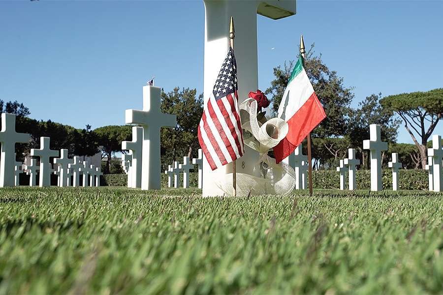 The American Cemetery in Nettuno