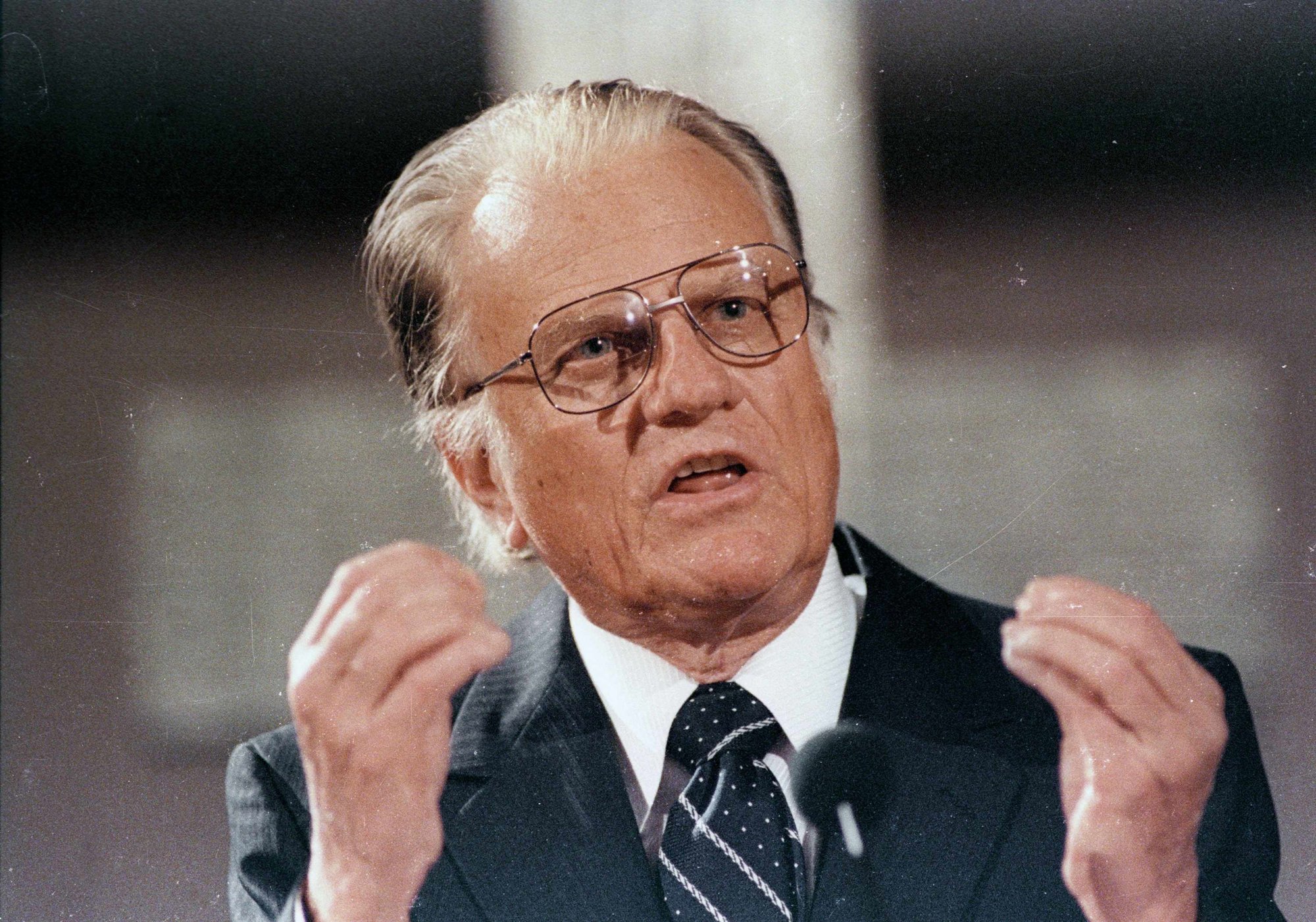 Rev. Billy Graham. (CNS photo/Juergen Schwarz