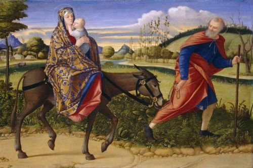 The Flight into Egypt by Vittore Carpaccio