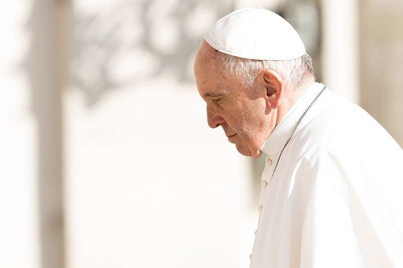 Pope Francis at the General Audience in St. Peter's Square