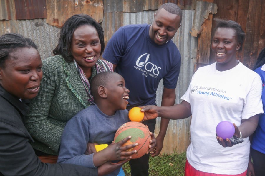 CRS and Special Olympics team up to help Kenya's forgotten children