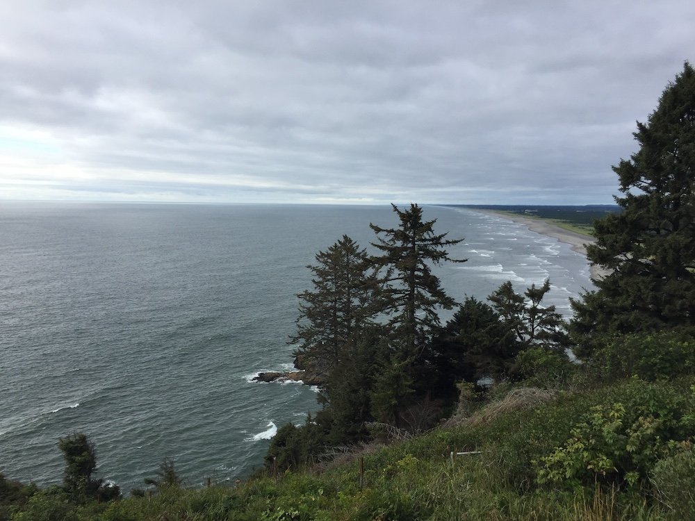A beach on the Pacific Ocean near Seaview