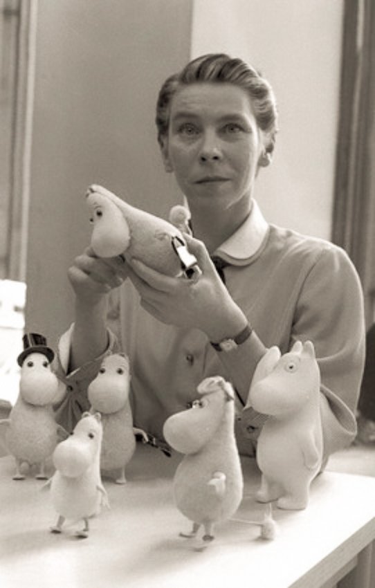 Artist and writer Tove Jansson in 1956. (WIKIMEDIA COMMONS)
