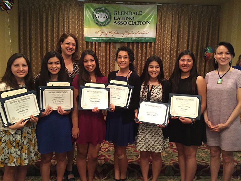 Holy Family High School students receive scholarships (courtesy photo)