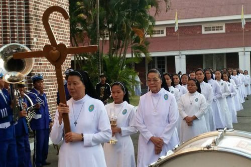The Good Shepherd nuns celebrate 150 years in Burma at Mass in Yangon