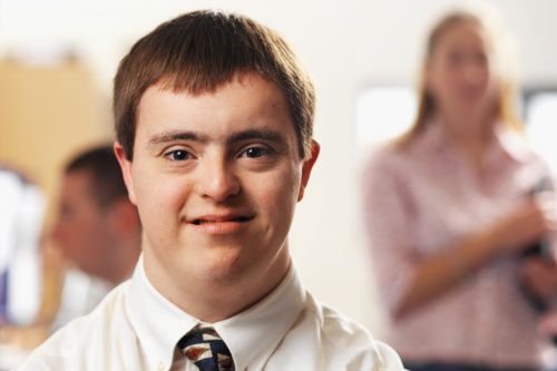 Portrait of a man with down syndrome. Credit: George Doyle-Stockbyte.