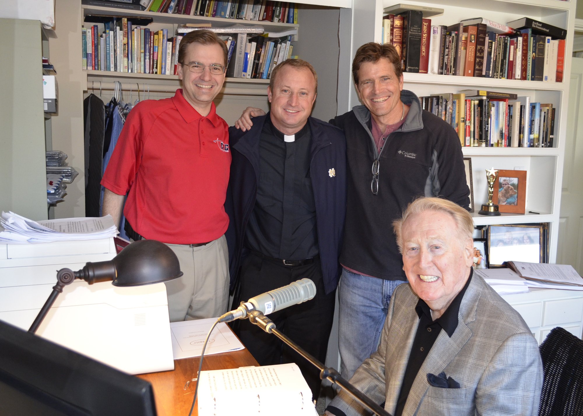 From left: CAC MLB ministry coordinator Kevin O’Malley