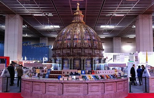 Libreria Editrice Vaticana's booth at the Turin International Book Fair