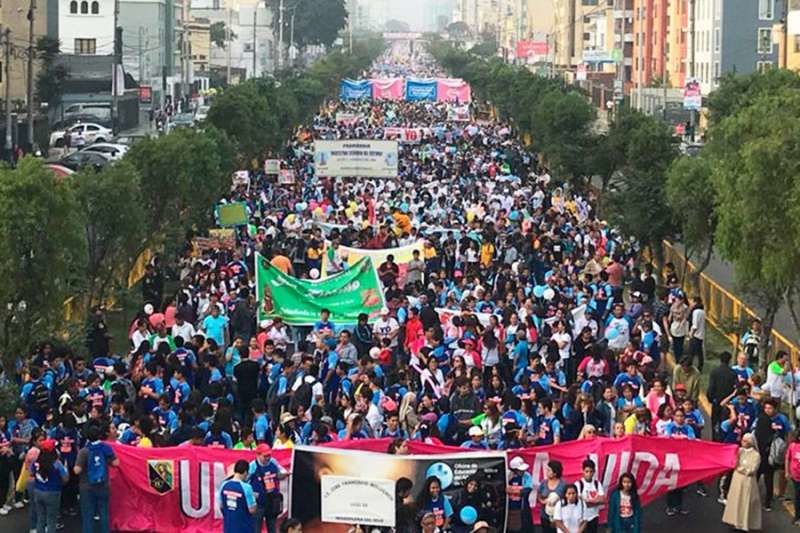 March for Life in Lima