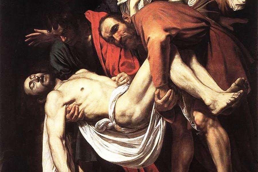 The Deposition by Caravaggio. Credit: Public Domain via Wikipedia Commons.