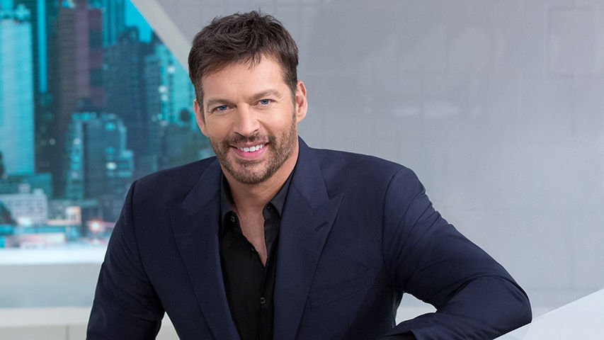 Harry Connick Jr. speaks onstage during a panel discussion about his new daytime talk show “Harry
