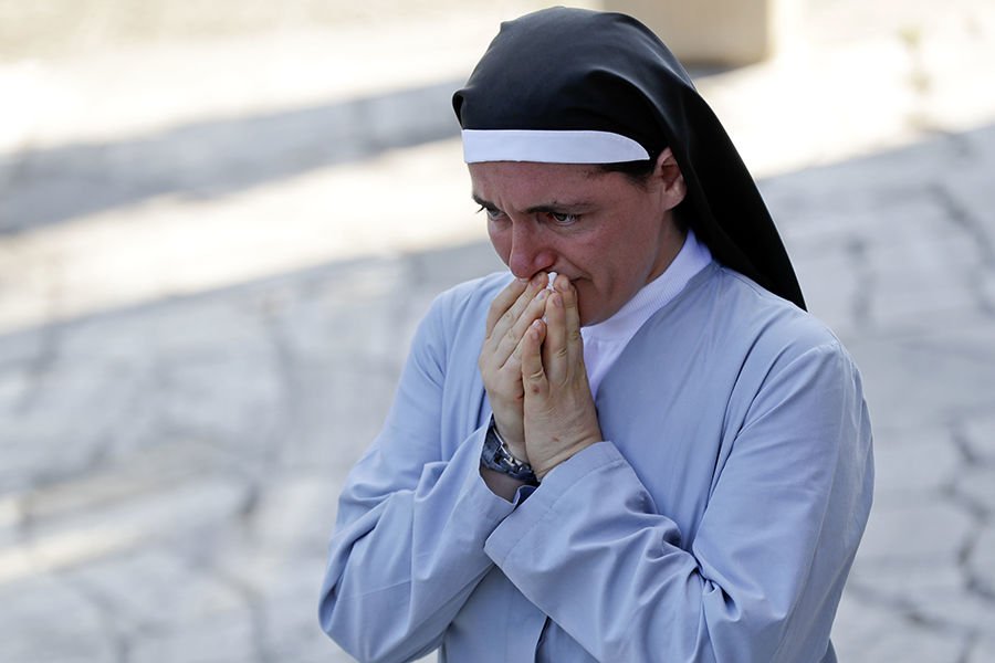 Sister Marjana Lleshi in Ascoli Piceno