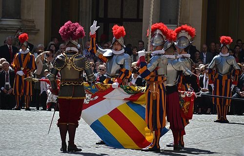 Swearing in of the Swiss Guard at the Vatican on May 6