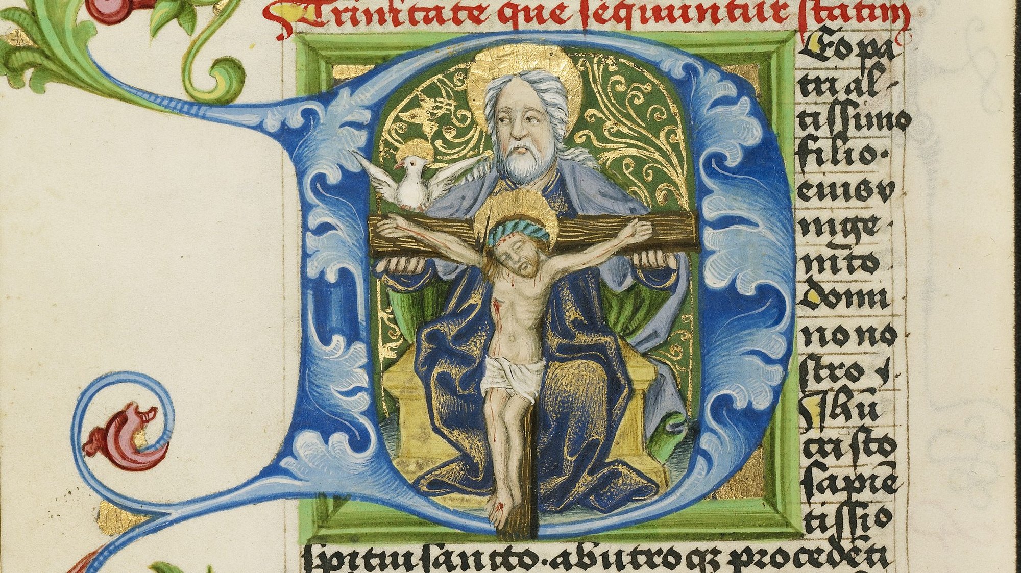 “The Trinity,” by Taddeo Crivelli, about 1460-1470, Italian. (J. Paul Getty Museum)